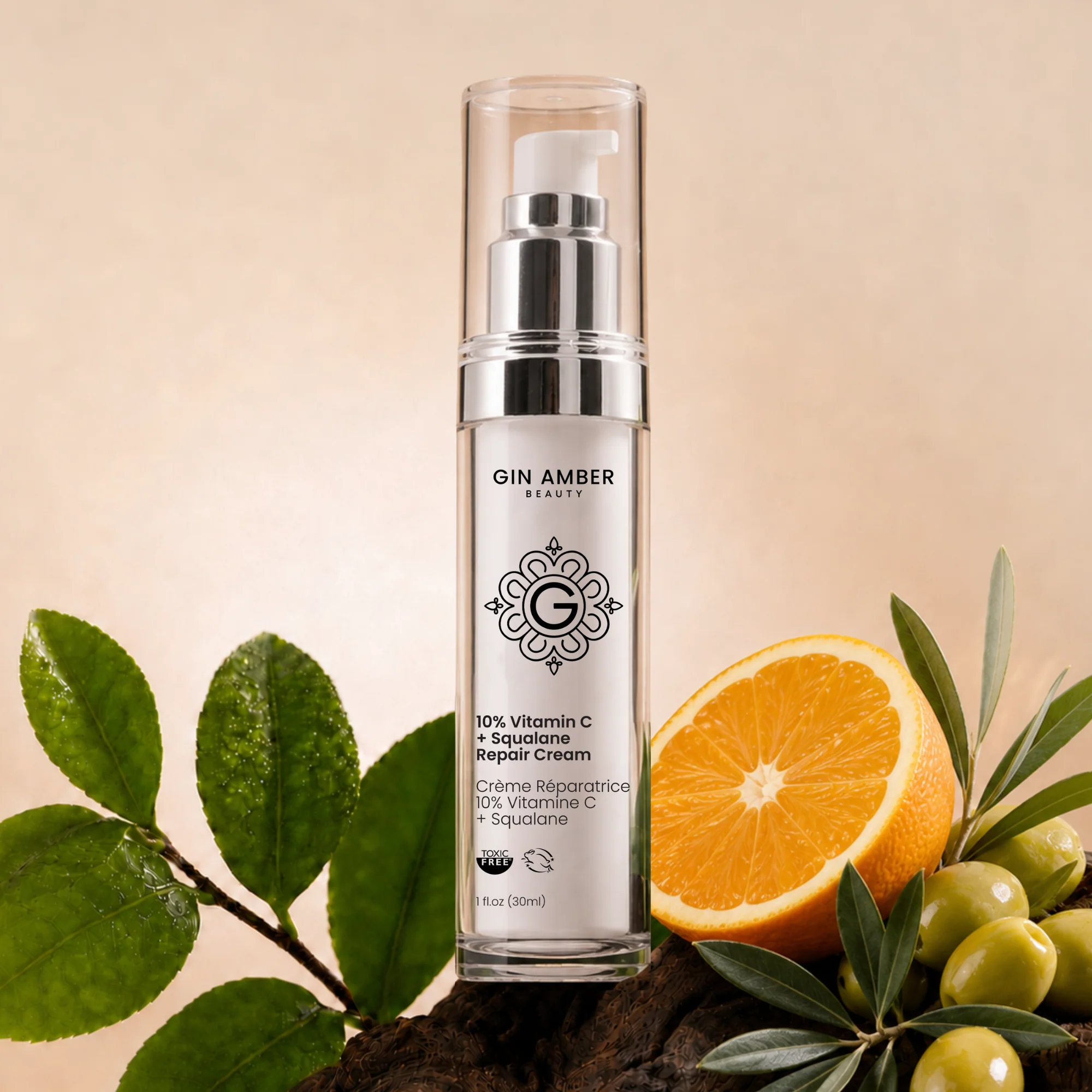 Atkuriamasis kremas su 10 % vitamino C